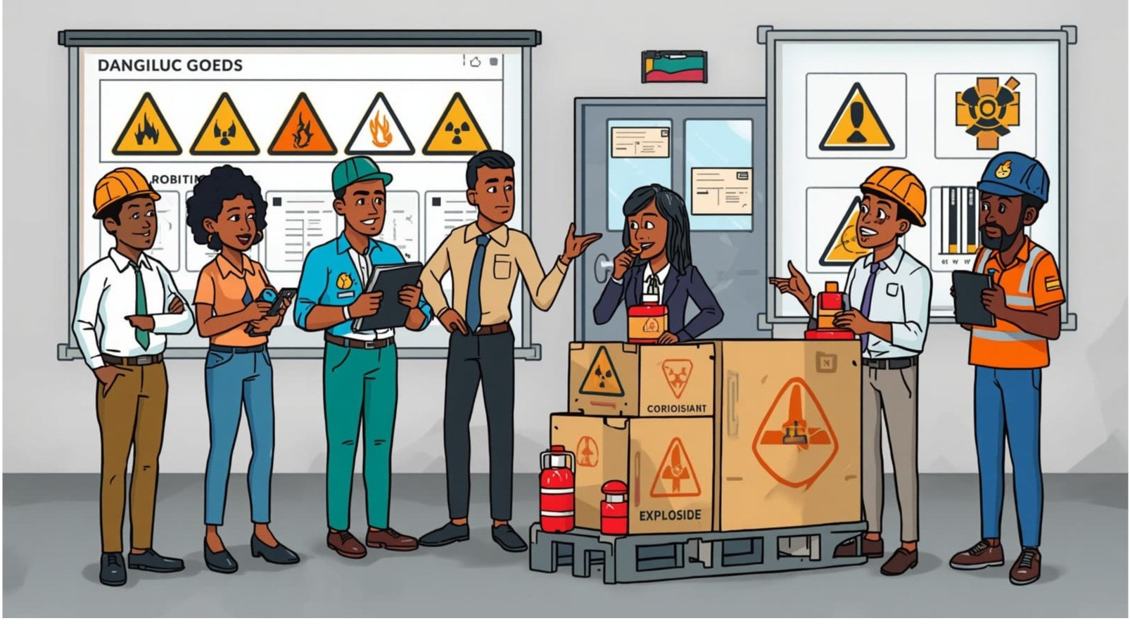 Dangerous Goods Regulations for Personnel Responsible for Processing or Accepting Dangerous Goods Consignments